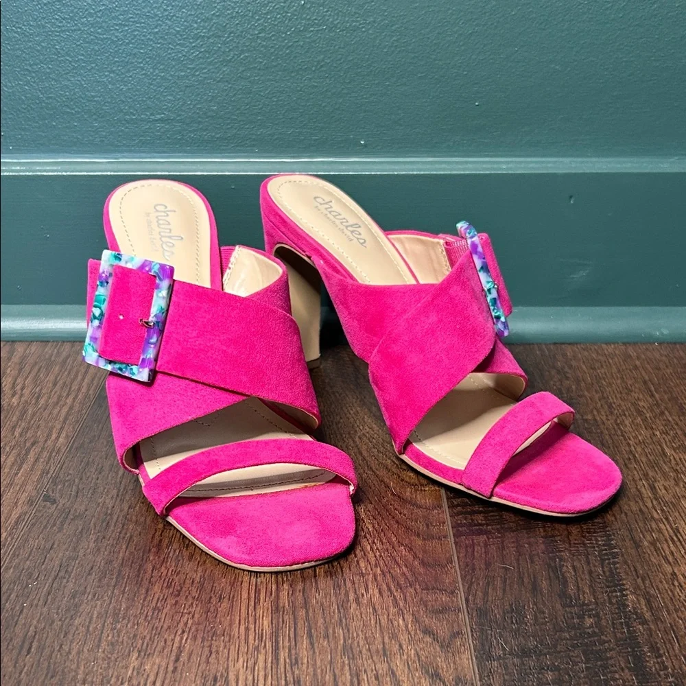 Charles by Charles David Gleam heeled sandals - Picture 2 of 10